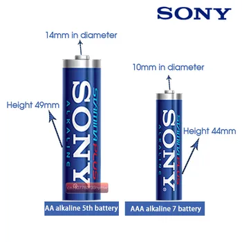 12pcs Sony Originálne 1,5 V LR6 AA Batérie, Alkalické Batérie Bez Ortuti, Suché Batérie Pre Elektrické Hračky Baterka Hodiny Myš