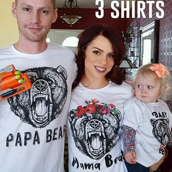 2017 letné rodinné zodpovedajúce oblečenie rodiny tričko sady niesť zodpovedajúce matka a dcéra oblečenie otec, syn vyzerať rodina tshirts