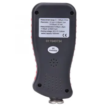 Digitálne Prenosné Hlasového Vysielania Auto Automobilový Lak Detektor Vrstva Hrúbky Rozchod Tester Otáčania Obrazovky Plnenie Chrániť