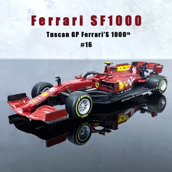 Bburago 1:43 2020 Ferrari F1 SF1000 #16 Tímu Ferrari 1000 Pamätník racing formula statické simulácia zliatiny model auta, Hračky