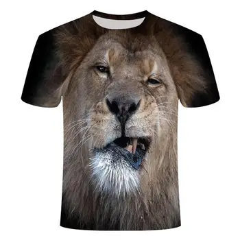 Muži Zvierat t shirt Orangutan/monkey 3D Tlač tričko Mužov Vtipné tričká topy Krátky Rukáv O-krku 3D Tlač Letné Oblečenie