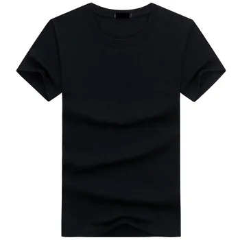 6pcs/veľa Kvalitné Módne pánske T-Shirts Bežné Krátke Sleeve T-shirt Mens Pevné Bežné Bavlnené Tričko Tričko Letné Oblečenie