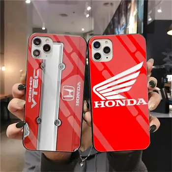 Honda Telefón Prípade Tvrdeného Skla Pre iPhone 12 pro max mini 11 Pro XR XS MAX 8 X 7 6 6 Plus SE 2020 prípade
