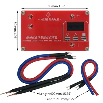 Prenosné Tranzistor DIY Mini Bodové Zváranie Stroj 18650 Lítiové Batérie, LCD Displej Miesto Zvárač