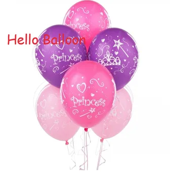 18pcs/veľa Princezná Latexové Balóny Baby Girl Narodeninovej Party Dodávky Deti Klasické Hračky Manželstva Dekorácie