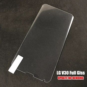 Akcoo 3D Zakrivené Tvrdeného Skla Pre LG V30 V40 G7 G8 V50 ThinQ Screen Protector Film UV Liquid plný lepidlo film pre LG H930 film