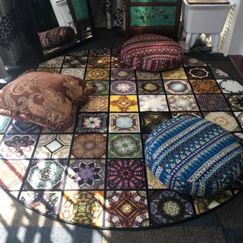 Retro Marocký Fenghua tehla koberec predsiene, protišmykové rohože, spálne, obývacia izba koberec, chodbu, verandu koberec môže byť prispôsobený