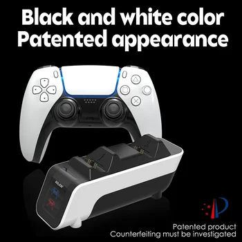 Aolion Pre PS5 Radiče Rýchlo Nabíjačka Base Ps5 Hry Zvládnuť Špeciálne Dual Sídlo Nabíjací Dok LED Svetlo Nabíjačku na Playstaion 5