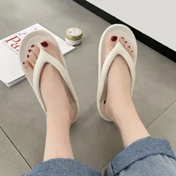 Koovan dámske Papuče Flip-flops Žena 2020 Letné Nový Trend Jednoduché Páry Dovolenku Sandále Mužov Platformu, Sandále A Papuče