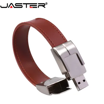JASTER USB 2.0 Reálne možnosti módne Kože 4 GB 8 GB 16 GB 32 GB, 64 GB USB flash disk 64 GB USB pamäť auto U diskov
