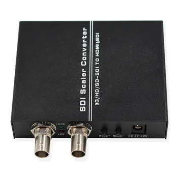 SDI na HDMI Scaler Prevodník s SDI Slučky 3G SD, HD-SDI na HDMI SDI Adaptér pre CCTV Monitor Fotoaparátu