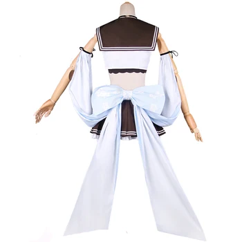 Japonský Amín Azur Lane Yuudachi Shiratsuyu Triedy Destroyer Cosplay Kostým Krásne Obleky Žena Oblečenie s príslušenstvom