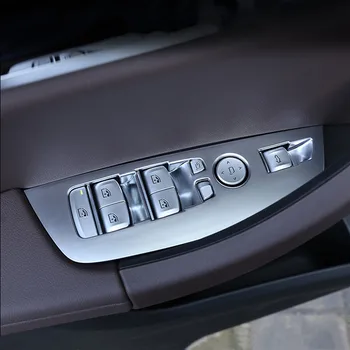Auto Styling Okno Zdvihákov Kontroly Rám, Prepínanie Dekor Zahŕňa Opierkou Panel Výbava Samolepky Pre BMW X3 G01 X4 Interiérové Doplnky