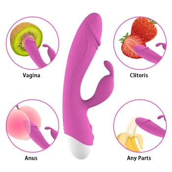 Kúrenie G-Spot Vibrátor Stimulátor Klitorisu Duálny Vibračné Motory Pošvy Masér Žena Masturbator Dospelých, Sexuálne Hračky, 10 Režimy