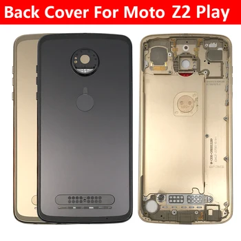 Pre Motorola Moto Z2 Play / Z2 Sily Späť Kryt Batérie Zadné Dvere, Panel Bývanie Prípade Bočné TLAČIDLO