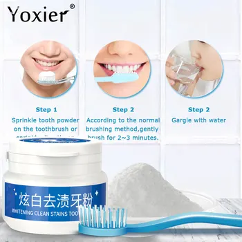 Yoxier 3KS, Bielenie Zubov, Zubný Prášok Zuby Čistenie Perla Podstate Zubnej Starostlivosti o Prírodné Ústna Hygiena zubná Kefka zubná pasta