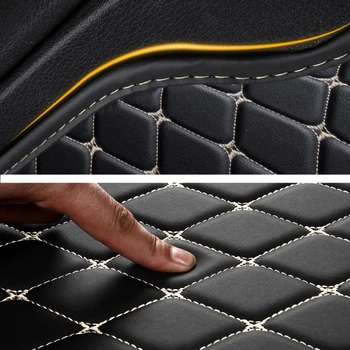 Kožené Auto podlahové rohože pre Chrysler 300C （Sedan）2012 2013 Vlastné auto nohy Podložky automobilový koberec kryt