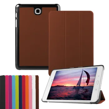 PU Kožené Tablet Smart Case 8-Palcový Samsung Galaxy GALAXY Tab 8.0 T350 T355 P350 P355 Shockproof S Automatickým Spánku