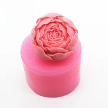 Horúce kvet/rose Modelovanie Kremíka 3D Mydlo Formy Cake Decoration Formy Tortu Formy Príručka Ručne vyrábané Mydlo Formy Sviečka K261