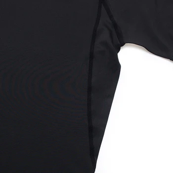 Letné Čierne Beží T-shirt pánske Krátke Gym Fitness MMA Kompresie Odev okolo krku Rýchle suché Cvičenie 4XL Školenia tričko