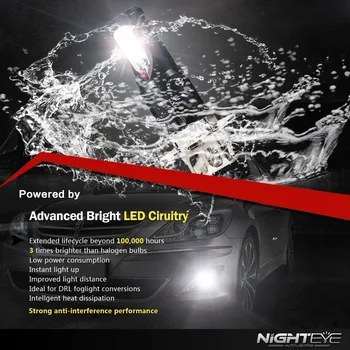2 ks H3 LED Lampa Super Svetlé Auto Hmlové Svetlá 12V 24V 6500K Biele Auto Jazdy DRL Denné Beží Svetlo Auto Led Žiarovka H3