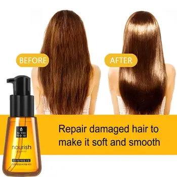 Arganový Olej pre Starostlivosť o Vlasy Podstate Výživný Oprava Poškodených Zlepšiť Split starostlivosť o Vlasy Esenciálny Olej TSLM2 kórejský Vlasové Produkty