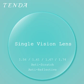 TendaGlasses 1.56 1.61 1.67 1.74 Jednej Vízie Super Tenké Šošovky Anti-Reflexná Predpis Šošovky A Optické Okuliare