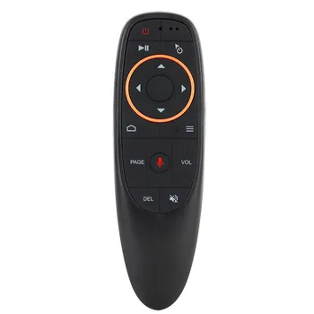 G10 Hlas, Diaľkové Ovládanie 2.4 G Bezdrôtový Vzduchu, Myš, Mikrofón, Gyroskop, IČ Vzdelávania pre Android Smart TV Box T9 H96 Max X96 Mini