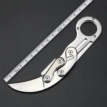 Mechanické pazúr nôž s vonkajším nástrojom camping prežitie vysokú tvrdosť multi-function pazúr skladací nôž vonkajšie nôž