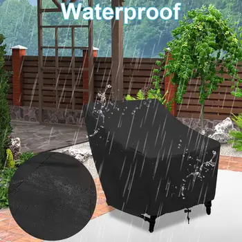 Terasové Stoličky Kryt Vodotesný Tabuľka Rainproof Oxford Handričkou Nábytok Ochranný Kryt Pre Vonku, Záhrada, Terasa, Ochranné Puzdro