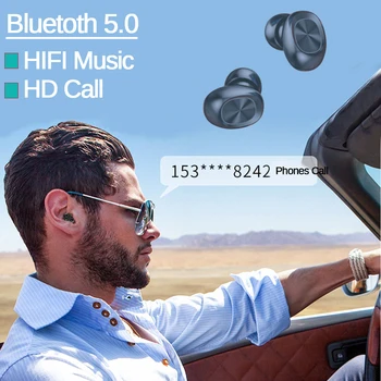 F10 TWS Bluetooth 5.0 Bezdrôtové Slúchadlo Dotykový Ovládací Slúchadlá IPX7 Nepremokavé 9D Stereofónnej Náhlavnej súpravy 1200mAh Power Bank