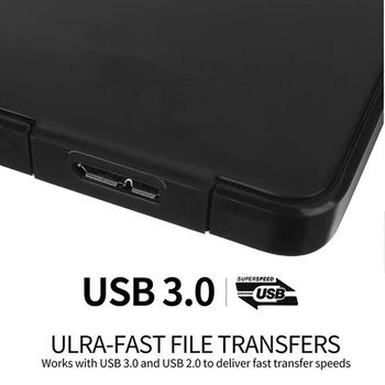 Prenosný Externý Pevný Disk USB 3.0, 1 TB 2TB HDD Externý Pevný Disk HD pre Laptop/Mac