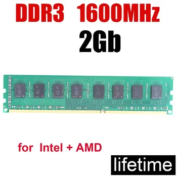 2G 1600MHz memória Ddr3 2Gb pamäte RAM 1600 MHZ PC3-12800 / 4 gb DIMM 1,5 V 240PIN 16 G 8Gb 8 / vyriešiť počítač pomaly