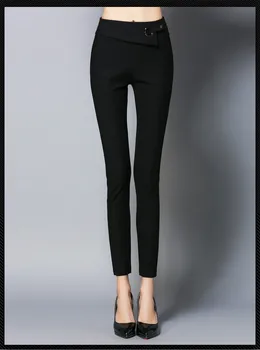2020 Jesenné a letné Prímestské OL štýl nohy, nohavice módne ženy nohavice temperament čierna ceruzka nohavice plus veľkosť S-XXL