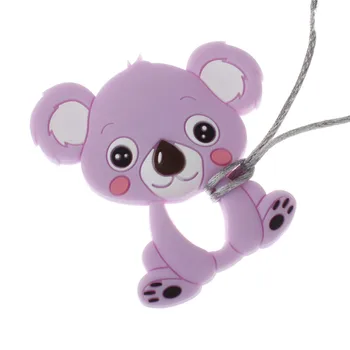 10pcs Koala Silikónové Teether Prívesok Medveď Dieťa Teether Hračky BPA Free Žuvacie Silikónové Počiatočných Žuvanie Hračky Pre Dieťa