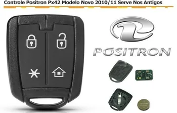 Brazília Staré Pozitrón Auto Alarm 4 Tlačidlom Vzdialené Tlačidlo Ovládací 433.92 mhz