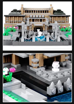 Wange 5226 Bloky Architektúry Tokio Hotel Model Tehly Juguetes Deti História Vzdelávacie Hračky pre Deti,