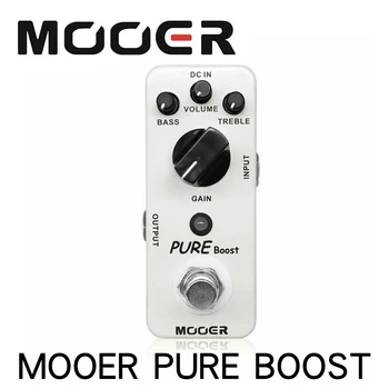 Mooer MBT2 Čisté Zvýšenie Micro Mini Boost Efekt Pedál pre Elektrické Gitary, True Bypass