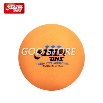 DHS 3-hviezdičkový D40+ orange stolný tenis loptu 3 hviezdičkový hotel v new švy materiál ABS plast poly ping pong gule