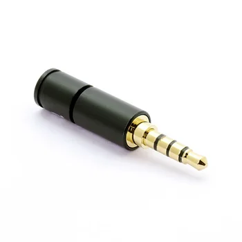 10pcs Jack 3,5 mm 4 Pól Stereo Samec Jack 3.5 Audio Konektor Konektor DIY Spájky Adaptér pre Shure 2 mm 4 mm 6 mm Kábel