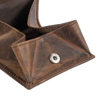 Malé Reálnom Kožené Peňaženky Peniaze Mini Mince Kabelku pre Mužov a Ženy 580-50