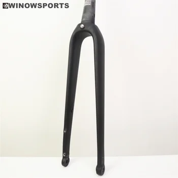 Winowsports skryté kábel uhlíka štrku vidlica offset 51mm štrku bicykli vidlica max pneumatiky 700*45C karbónová vidlica super svetlo 415 g disk vidlica