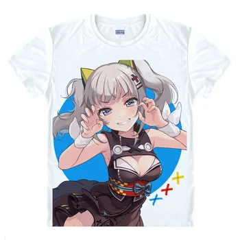 YouTuber Kizuna AI T-Shirts Multi-štýl Krátky Rukáv Košele Japonský Virtuálne YouTuber Kizuna AI Kaguya Luna Cosplay Tričko