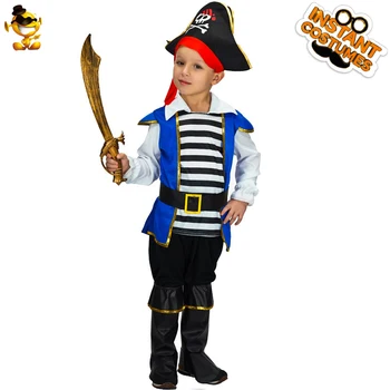 DSPLAY Hot Predaj Dieťa Pirátske Kostýmy Halloween Deti Deň Chlapci Cosplay Pirát Cool Kostým Nový Rok Darčeky Oblek