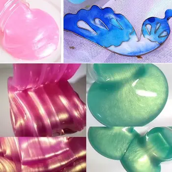 Fluorescenčné Svetielka v Tme Prášok & Pearl Pigment Nastaviť Živice Šperky DIY Plavidlá G8TB