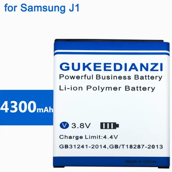 Nový EB-BJ100BBE 4300mAh Batérie pre Samsung Galaxy J1 SM J100 J100F J100H J100M Mobile Nabíjateľná Li-ion Batérie
