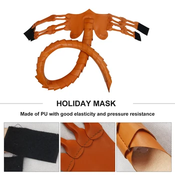 Cosmask Halloween Scorpion Maska Nové Facehugger Maska Cudzie Primátorov A Pazúry Hmyzu Xenomorph Hugger Kostým Tvár Červ Latex Maska