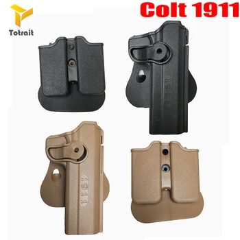 TOtrait IMI Gun Puzdro pre Colt 1911 zbrane príslušenstvo Taktické Závesu Držiteľ Gun Puzdro