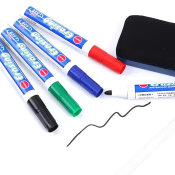 40pcs extra veľkú kapacitu, vymazateľné naplnené pero tabuľa úrad stretnutie na báze vody marker pero, červená modrá zelená čierna voliteľné
