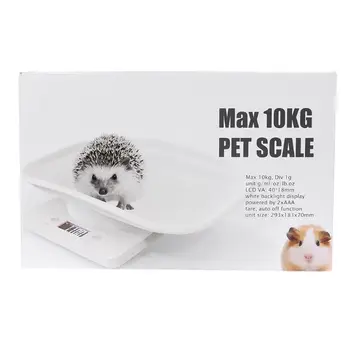 2021 Nové 1g-10 kg Pet, Pes, Mačka Zvierat Rozsahu Digitálny Baby Detská Váha Rozsahu (kg/oz/lb) LCD